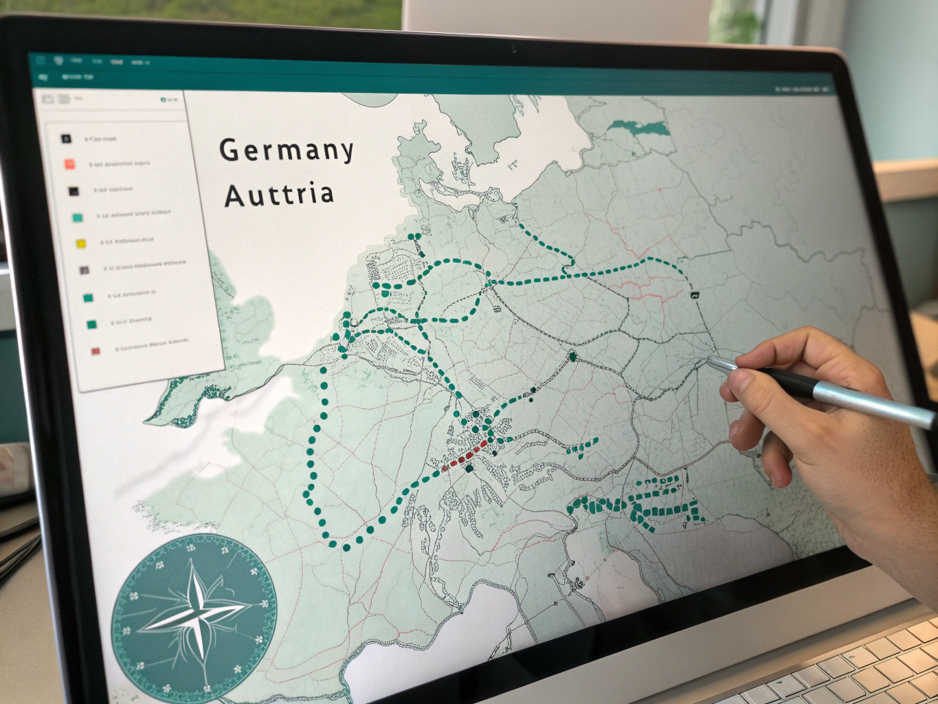 Interaktive Routenkarte Vorschau